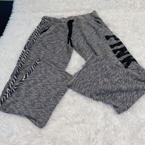 Pink ankle cropped Loungewear Bottoms